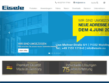 Tablet Screenshot of eiselinsport.ch